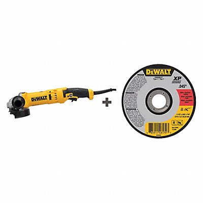 DEWALT DWE43115DWA8951F Angle Grinder 4-1/2 Wheel Dia 120VAC