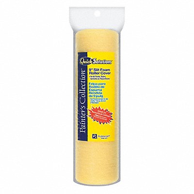 QUICK SOLUTIONS 690289890 Paint Roller Cover 9 L No Nap Foam
