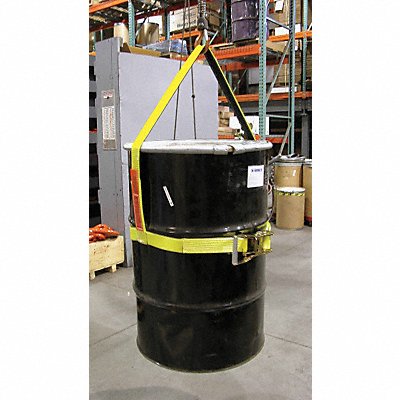 LIFT-ALL DSV601DX24IN DrumSling Yellow Vertical Polyester Webbing