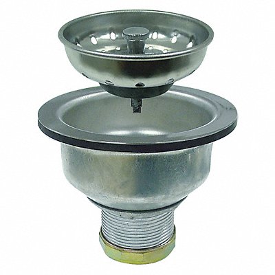 KISSLER 592035 Drain Assembly 1 1/2 in Dia Brass/SS