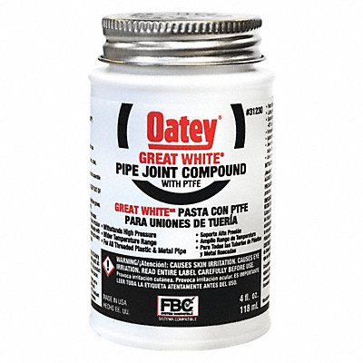 OATEY 31230 Pipe Thread Sealant 4 fl oz White