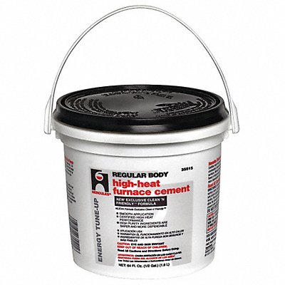 HERCULES 35515 Furnace/Stove Cement High Temp 1/2 gal.