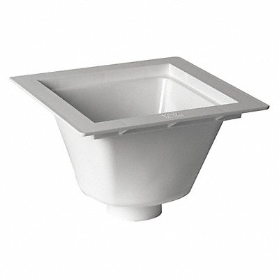 OATEY 42721 Floor Sink 12 in W Square White