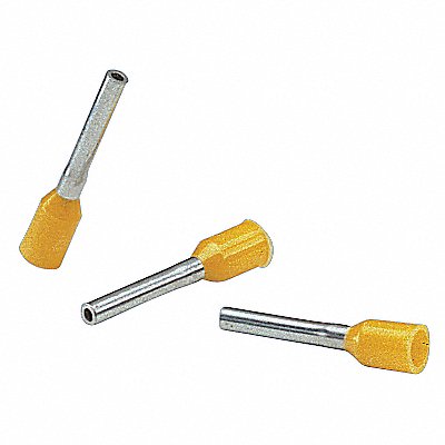PANDUIT FSD8516L Ferrule Insul 4 Awg 29mmlong Yl PK50