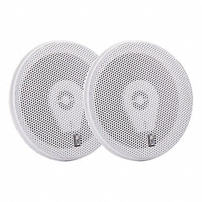 POLY-PLANAR MA8505W Outdoor Speakers White 2-1/2in.D 100W PR