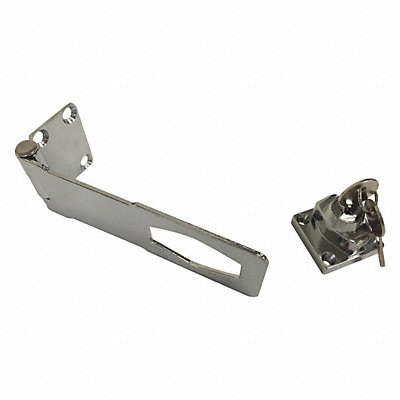 GRAINGER 39DZ87 Locking Hasp Chrome 1-13/64inL