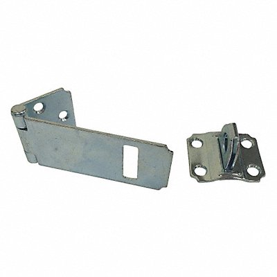 GRAINGER 39DZ89 Fixed Staple Hasp Zinc Plated 1-1/2inL
