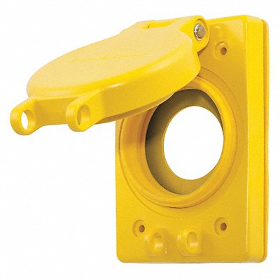 HUBBELL WIRING DEVICE-KELLEMS HBL6500 Weatherproof Cover For Locking Recepta