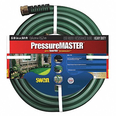 GRAINGER SN7958050 Water Hose Kink Free 50 ft.