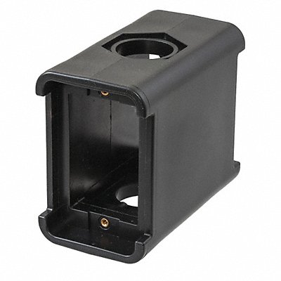 HUBBELL WIRING DEVICE-KELLEMS HBL3080FBK Portable Outlet Box 2Gang Thermoplastic