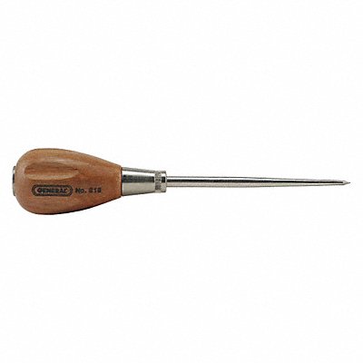 GENERAL 818 Scratch Awl 6-7/8OAL 3-3/4Lx7/32 D Shank