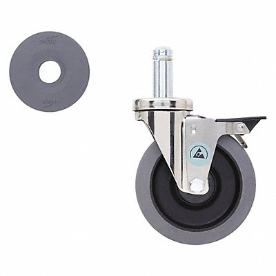 METRO 5MBESD Replacement Castor for Wire Shelving 5