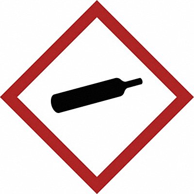 BRADY 118889 GHS Label 2 H 2 W PK4