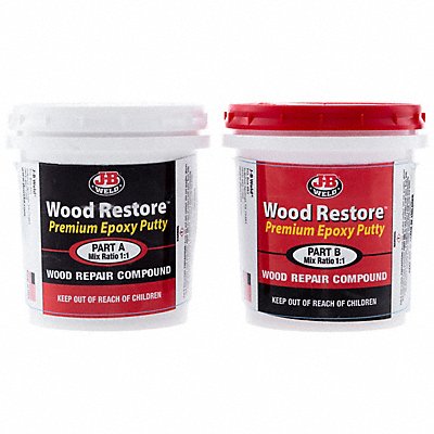 J-B WELD 40006 Epoxy Putty Kit Premium Brown 32 oz.