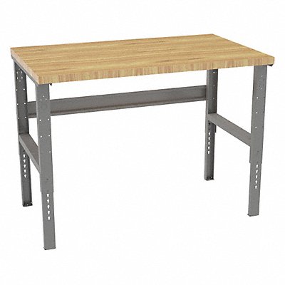 TENNSCO WBAT13660W Workbench Butcher Block 60 W 36 D