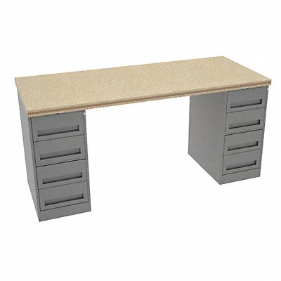 TENNSCO MWB13072C Workbench Shop Top 72 W 30 D
