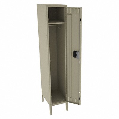 TENNSCO STS1218601SD K4140 Wardrobe Locker 1x1Locker Sand 66 x12 x18 Assm