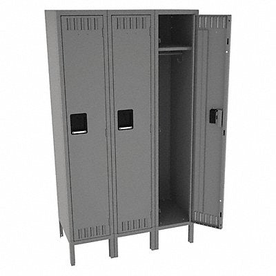 TENNSCO STS1218603MG K4142 Locker 1x3Locker Md Grey 66 x36 x18 Assm
