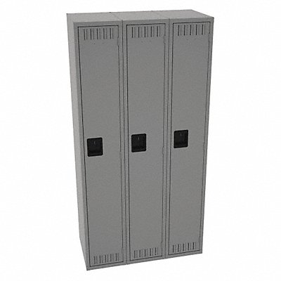 TENNSCO STS121872CMG K4150 Locker 1x3Locker Md Grey 72 x36 x18 Assm