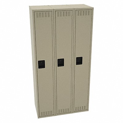 TENNSCO STS121872CSD K4150 Wardrobe Locker 1x3Locker Sand 72 x36 x18 Assm