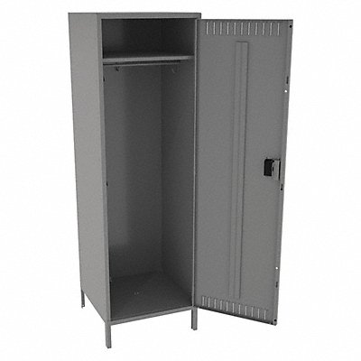 TENNSCO STS2424721MG K4162 Locker 1x1Locker Md Grey 78 x24 x24 Assm