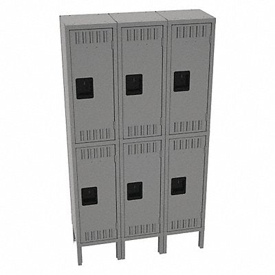 TENNSCO DTS1212303MG K4143 Locker 2x3Locker Md Grey 66 x36 x12 Assm