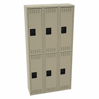 TENNSCO DTS121236CSD K4155 Wardrobe Locker 2x3Locker Sand 72 x36 x12 Assm