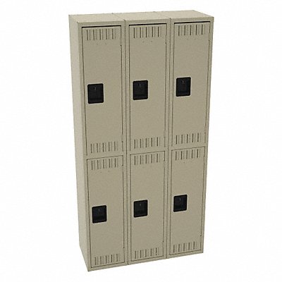 TENNSCO DTS121536CSD K4156 Wardrobe Locker 2x3Locker Sand 72 x36 x15 Assm