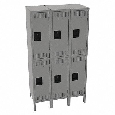 TENNSCO DTS1218303MG K4144 Locker 2x3Locker Md Grey 66 x36 x18 Assm