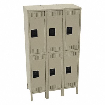 TENNSCO DTS1218303SD K4144 Wardrobe Locker 2x3Locker Sand 66 x36 x18 Assm