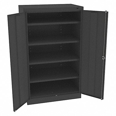 TENNSCO 6024BK K3842 Storage Cabinet 60 x36 x24 Black 4Shlv