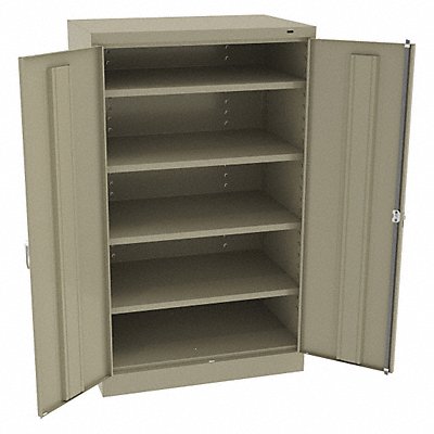 TENNSCO 6024DHSD K3842 Storage Cabinet 60 x36 x24 Sand 4Shlv