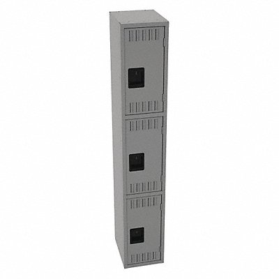 TENNSCO TTS121524AMG K4153 Locker 3x1Locker Md Grey 72 x12 x15 Assm
