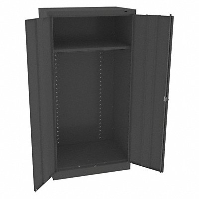 TENNSCO 1481BK K3915 Storage Cabinet 72 x36 x24 Black 1Shlv