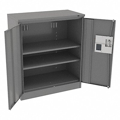 TENNSCO 4218ELMG K3830 Storage Cabinet 42 x36 x18 MdGry 2Shlv