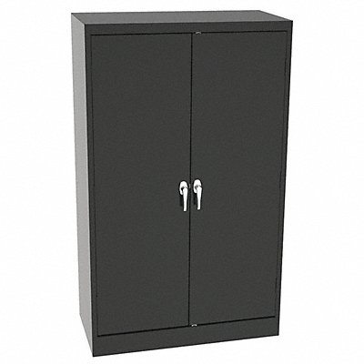 TENNSCO 6018DHBK K3835 Storage Cabinet 60 x36 x18 Black 4Shlv