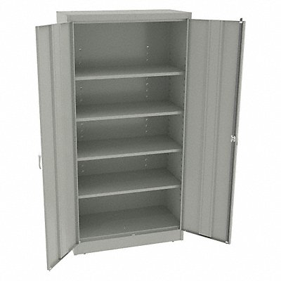 TENNSCO 7218DLXLG K3851 Storage Cabinet 72 x36 x18 LtGry 4Shlv