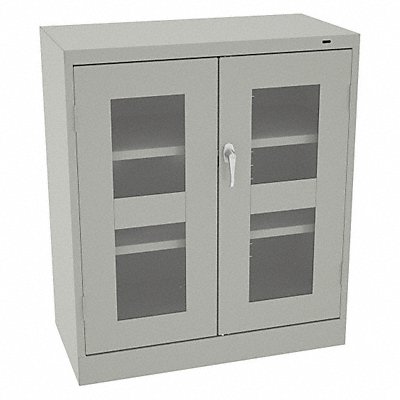 TENNSCO CVD4224LG K3831 Storage Cabinet 42 x36 x24 LtGry 2Shlv