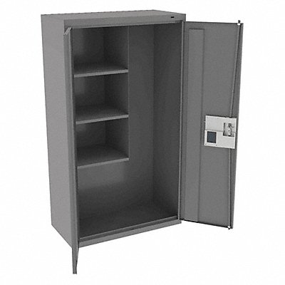 TENNSCO JAN6618ELMG K4849 Storage Cabinet 64 x36 x18 MdGry 3Shlv