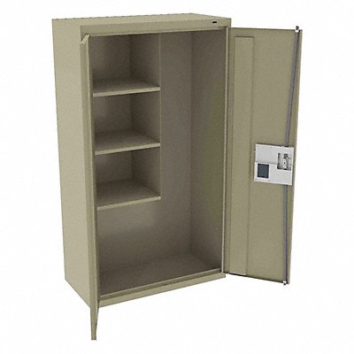 TENNSCO JAN6618ELSD K4849 Storage Cabinet 64 x36 x18 Sand 3Shlv