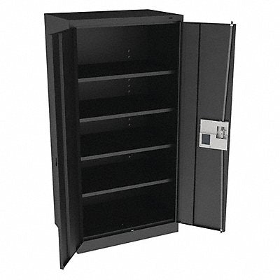 TENNSCO 7224ELBK K3843 Storage Cabinet 72 x36 x24 Black 4Shlv