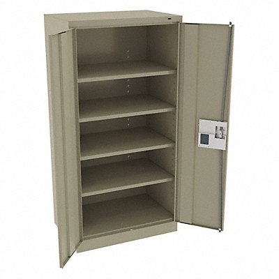 TENNSCO 7224ELSD K3843 Storage Cabinet 72 x36 x24 Sand 4Shlv