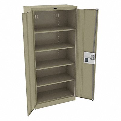 TENNSCO 7818ELSD K3839 Storage Cabinet 78 x36 x18 Sand 4Shlv
