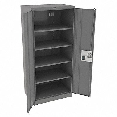 TENNSCO 7824ELMG K3844 Storage Cabinet 78 x36 x24 MdGry 4Shlv