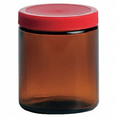 QORPAK 239563 Jar 240 mL 89 mm H Amber PK24