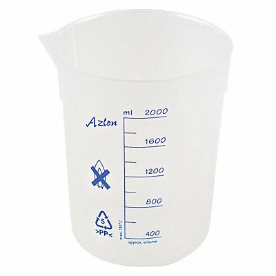 AZLON 5226552000 Beaker 2 L 188 mm H 163 mm Dia