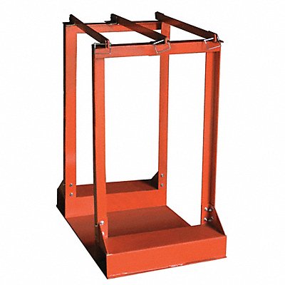 GRAINGER 39J512 Forklift Cylinder Caddy 1 500 lb Orange