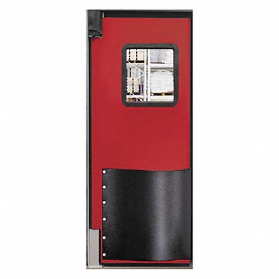CHASE 3696RRED Swinging Door 8 x 3 ft Red Polyethylene
