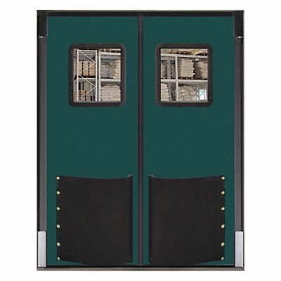 CHASE 8496RD25FGR Swinging Door 8 x 7 ft Forest Green PR
