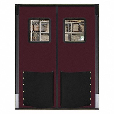 CHASE 6084RDXHDBUR H1836 Swinging Door 7 x 5 ft Burgundy PR